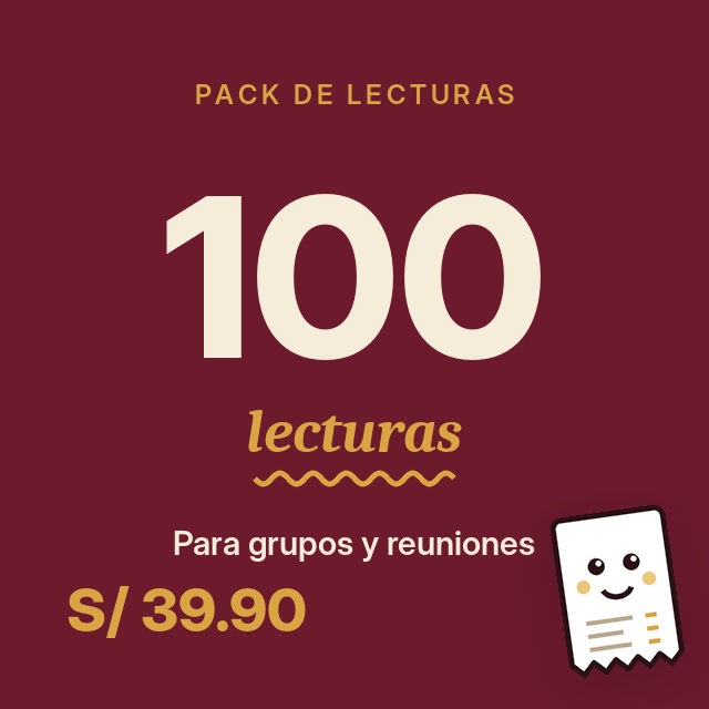 Pack 100: 100 lecturas de cuentas