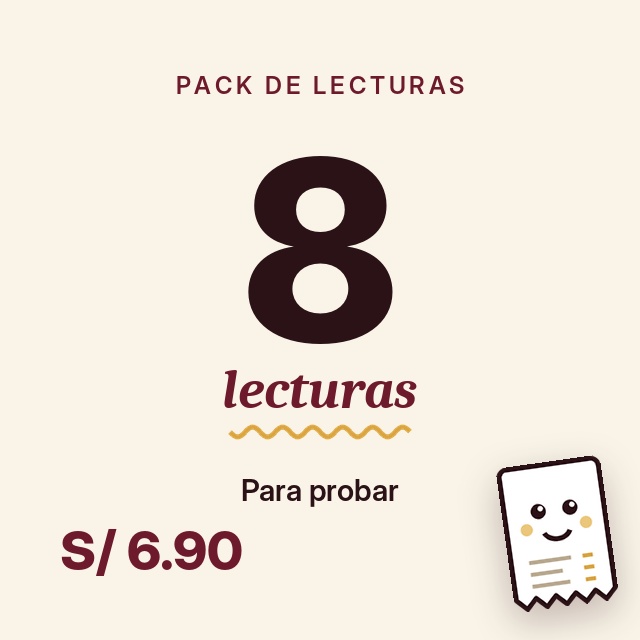 Pack 8: 8 lecturas de cuentas